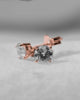 Round Lab Grown Diamond Stud Earrings | 18K Rose Gold - Lester & Brown