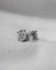 Round Lab Grown Diamond Stud Earrings | 18K White Gold - Lester & Brown