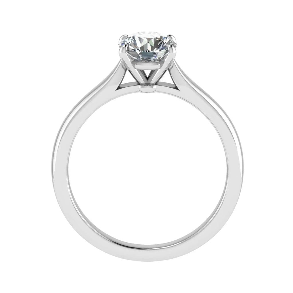 Round Platinum Lab Grown Diamond Solitaire - Lester & Brown