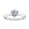 Round Platinum Lab Grown Diamond Solitaire - Lester & Brown
