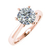 Round Rose Gold Lab Grown Diamond Solitaire - Lester & Brown