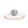 Round Rose Gold Lab Grown Diamond Solitaire - Lester & Brown