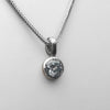 Round Rub - Over 1ct Lab - Grown Diamond Pendant | 18K White Gold - Lester & Brown