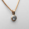 Round Rub - Over 1ct Lab - Grown Diamond Pendant | 18K Yellow Gold - Lester & Brown