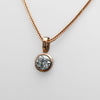 Round Rub - Over 1ct Lab - Grown Diamond Pendant | 18K Yellow Gold - Lester & Brown