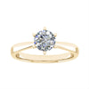 Round Yellow Gold Lab Grown Diamond Solitaire - Lester & Brown
