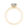 Round Yellow Gold Lab Grown Diamond Solitaire - Lester & Brown