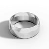 8.00mm Court Plain Wedding Band | Platinum Lester & Brown