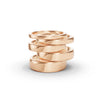 6.00mm Flat Court Wedding Band | 18K Rose Gold Lester & Brown