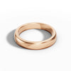 5.00mm D Shape Wedding Band | 18K Rose Gold Lester & Brown