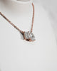Toi Et Moi | Emerald & Pear Lab - Grown Diamond Pendant - 18k Rose Gold - Lester & Brown