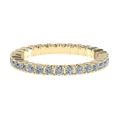 2.2mm Classic Claw Set 100% - Lab - grown Diamond | 18k Yellow Gold - Lester & Brown