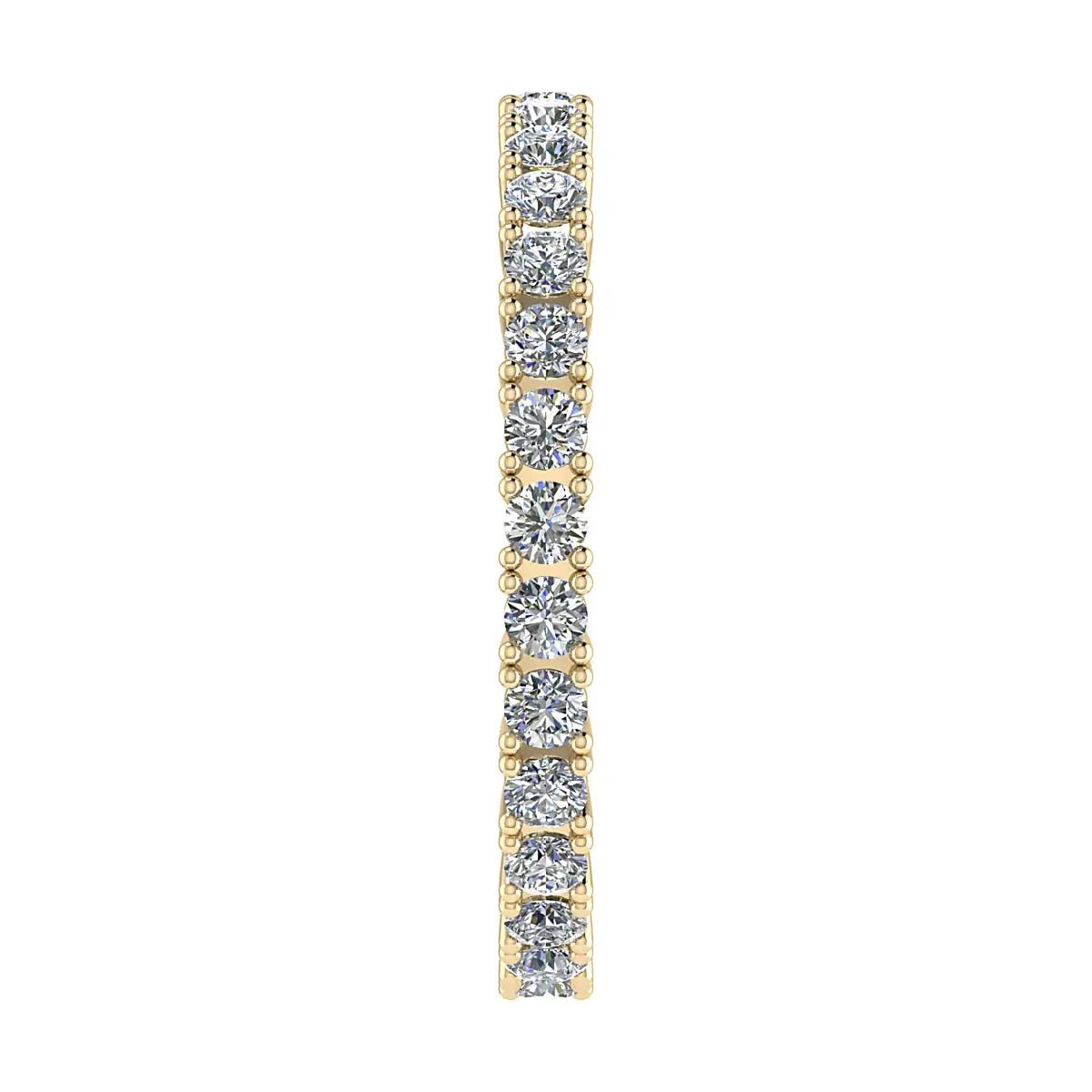 2.2mm Classic Claw Set 100% - Lab - grown Diamond | 18k Yellow Gold - Lester & Brown