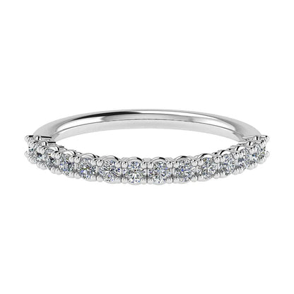 2.2mm Classic Claw Set 50% - Lab - grown Diamond | 18k White Gold - Lester & Brown