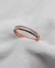 2.30mm Princess Channel Set 50% - Lab - grown Diamond | 18k Rose Gold - Lester & Brown