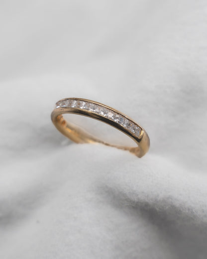 2.30mm Princess Channel Set 50% - Lab - grown Diamond | 18k Yellow Gold - Lester & Brown
