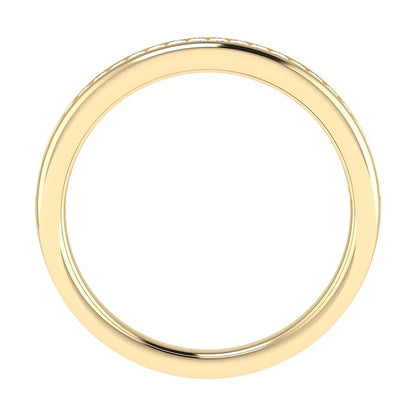 2.30mm Princess Channel Set 50% - Lab - grown Diamond | 18k Yellow Gold - Lester & Brown