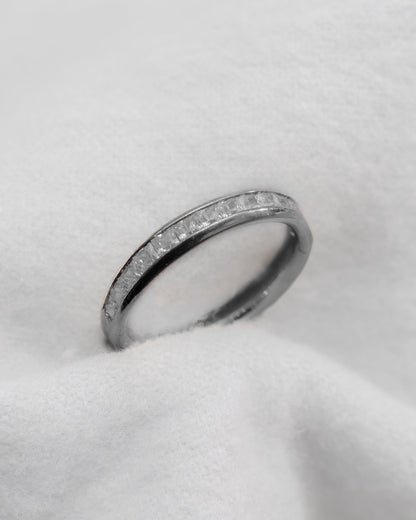 2.30mm Princess Channel Set 50% - Lab - grown Diamond | Platinum - Lester & Brown