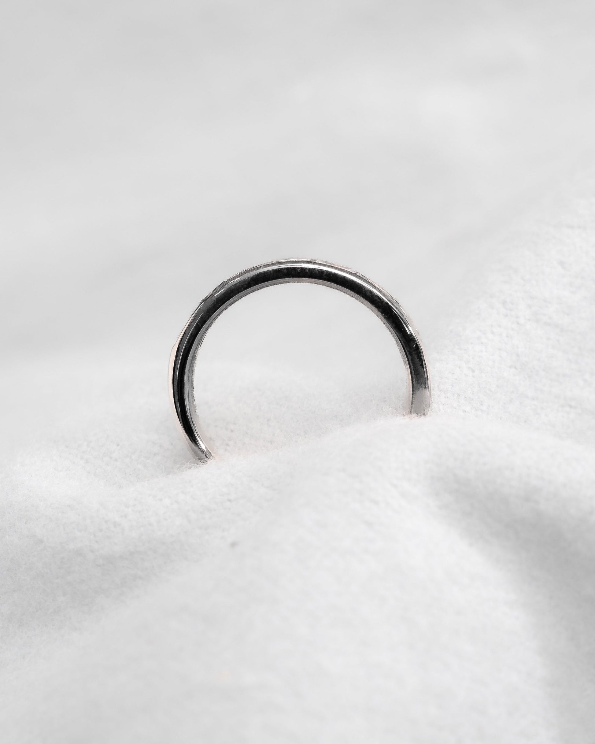 2.30mm Princess Channel Set 50% - Lab - grown Diamond | Platinum - Lester & Brown