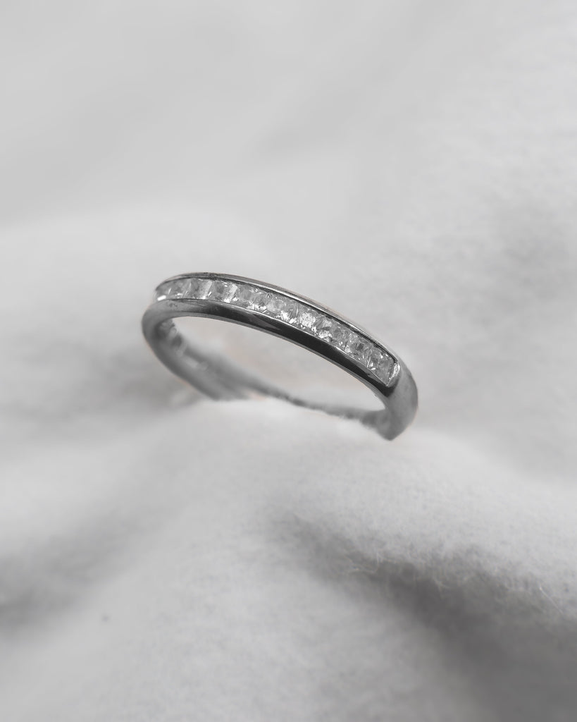 2.30mm Princess Channel Set 50% - Lab - grown Diamond | Platinum - Lester & Brown