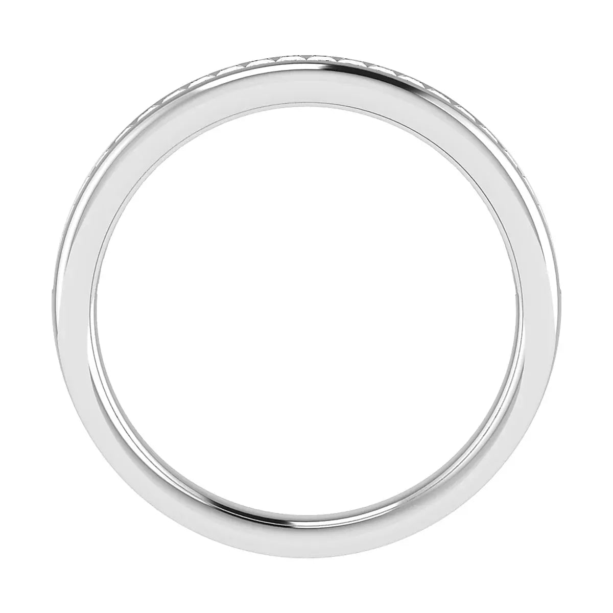 2.30mm Princess Channel Set 50% - Lab - grown Diamond | Platinum - Lester & Brown