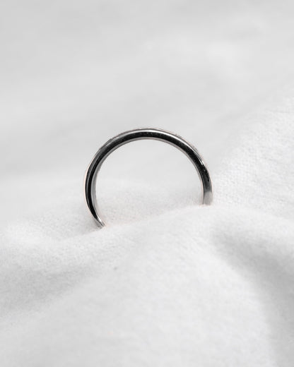 2.50mm Landscape Baguette Channel Set 50% - Lab - grown Diamond | 18K White Gold - Lester & Brown