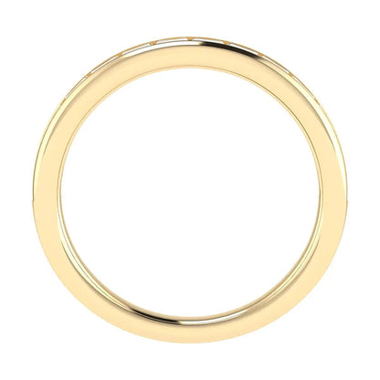 2.50mm Landscape Baguette Channel Set 50% - Lab - grown Diamond | 18K Yellow Gold - Lester & Brown