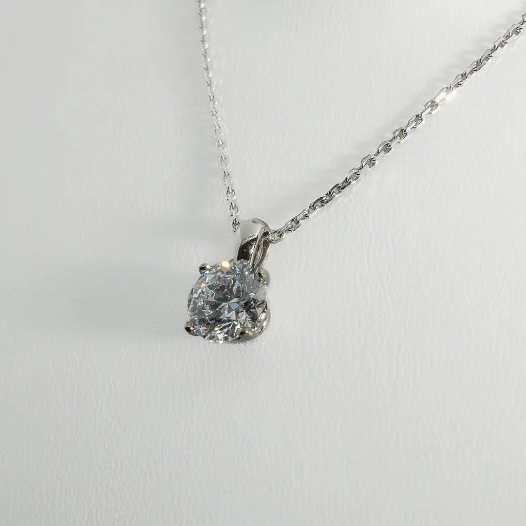 2ct Lab - Grown Diamond Pendant | Platinum - Lester & Brown
