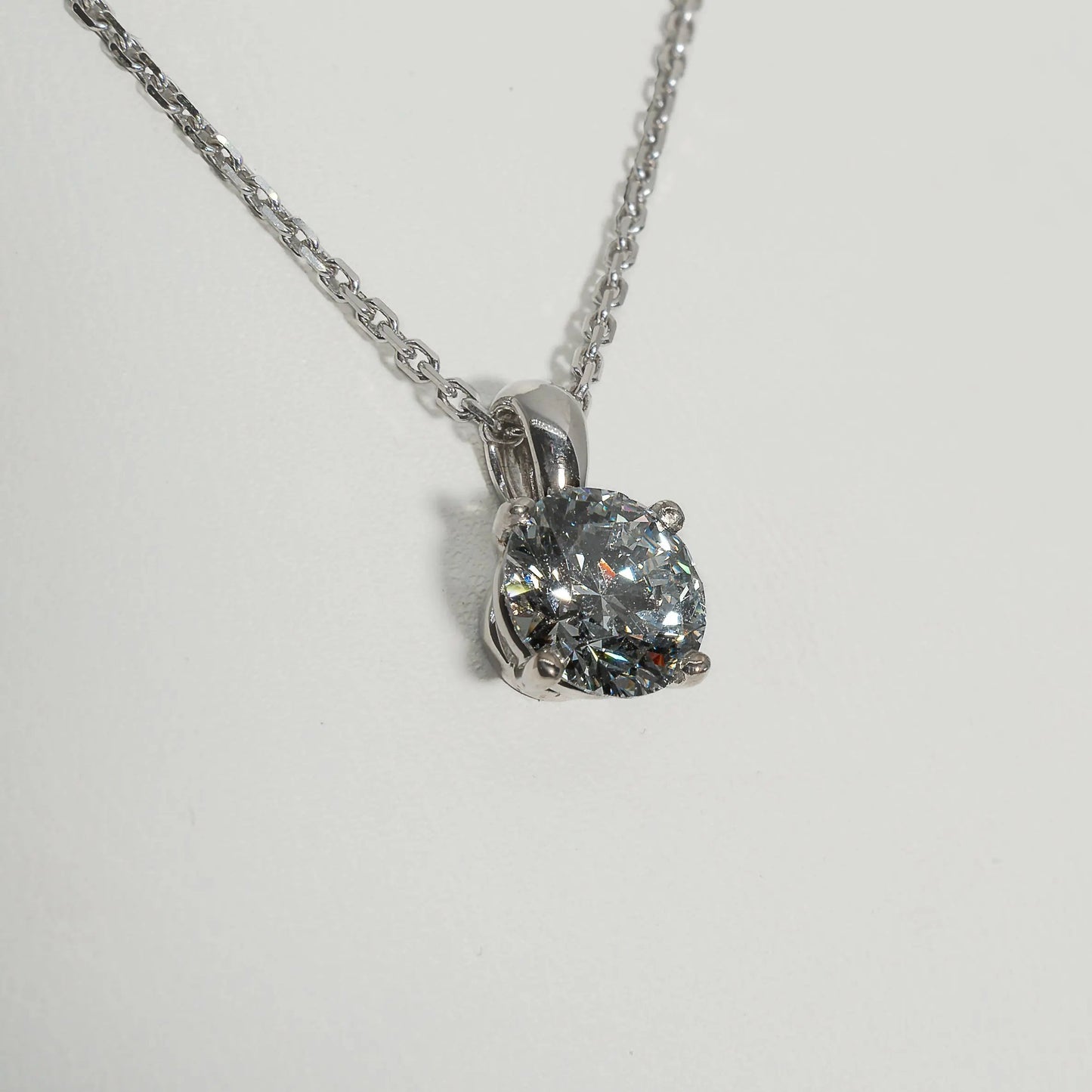 2ct Lab - Grown Diamond Pendant | Platinum - Lester & Brown