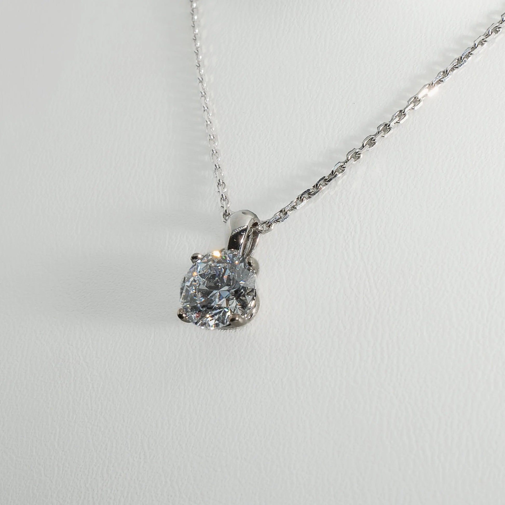 2ct Lab - Grown Diamond Pendant | Platinum - Lester & Brown