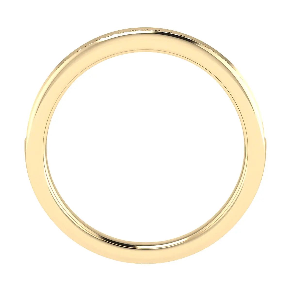 2mm Premium Grain Set 50% - Lab - grown Diamond | 18K Yellow Gold - Lester & Brown