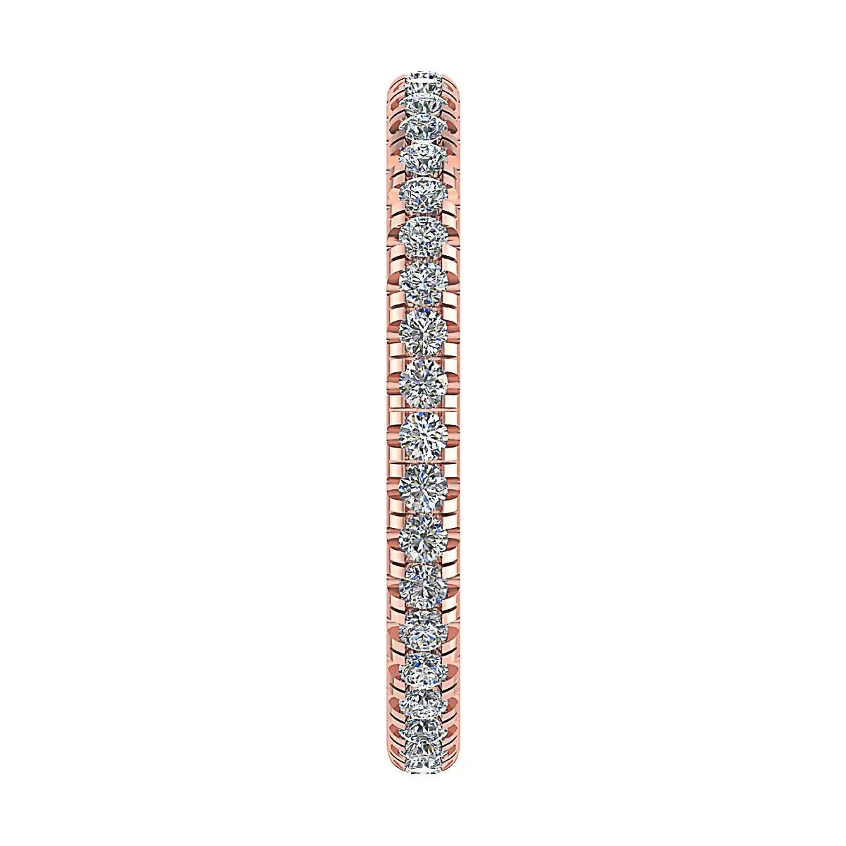 2mm Premium Micro Claw 100% - Lab - grown Diamond | 18k Rose Gold - Lester & Brown