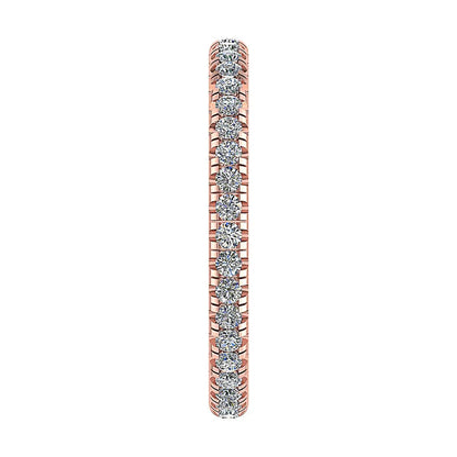 2mm Premium Micro Claw 100% - Lab - grown Diamond | 18k Rose Gold - Lester & Brown