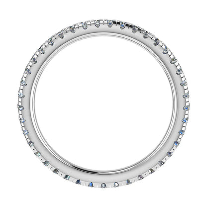 2mm Premium Micro Claw 100% - Lab - grown Diamond | 18k White Gold - Lester & Brown