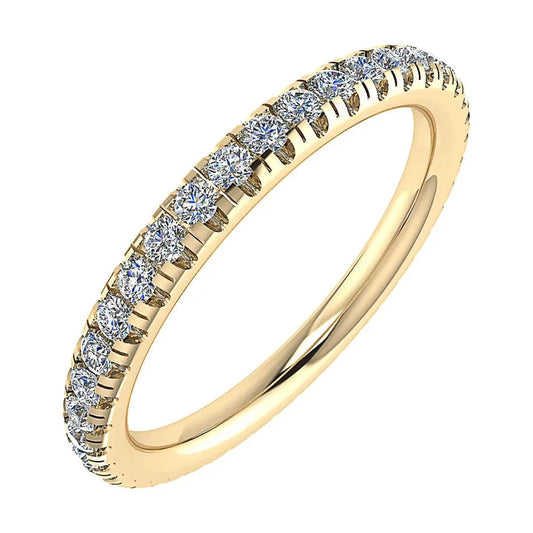 2mm Premium Micro Claw 100% - Lab - grown Diamond | 18k Yellow Gold - Lester & Brown