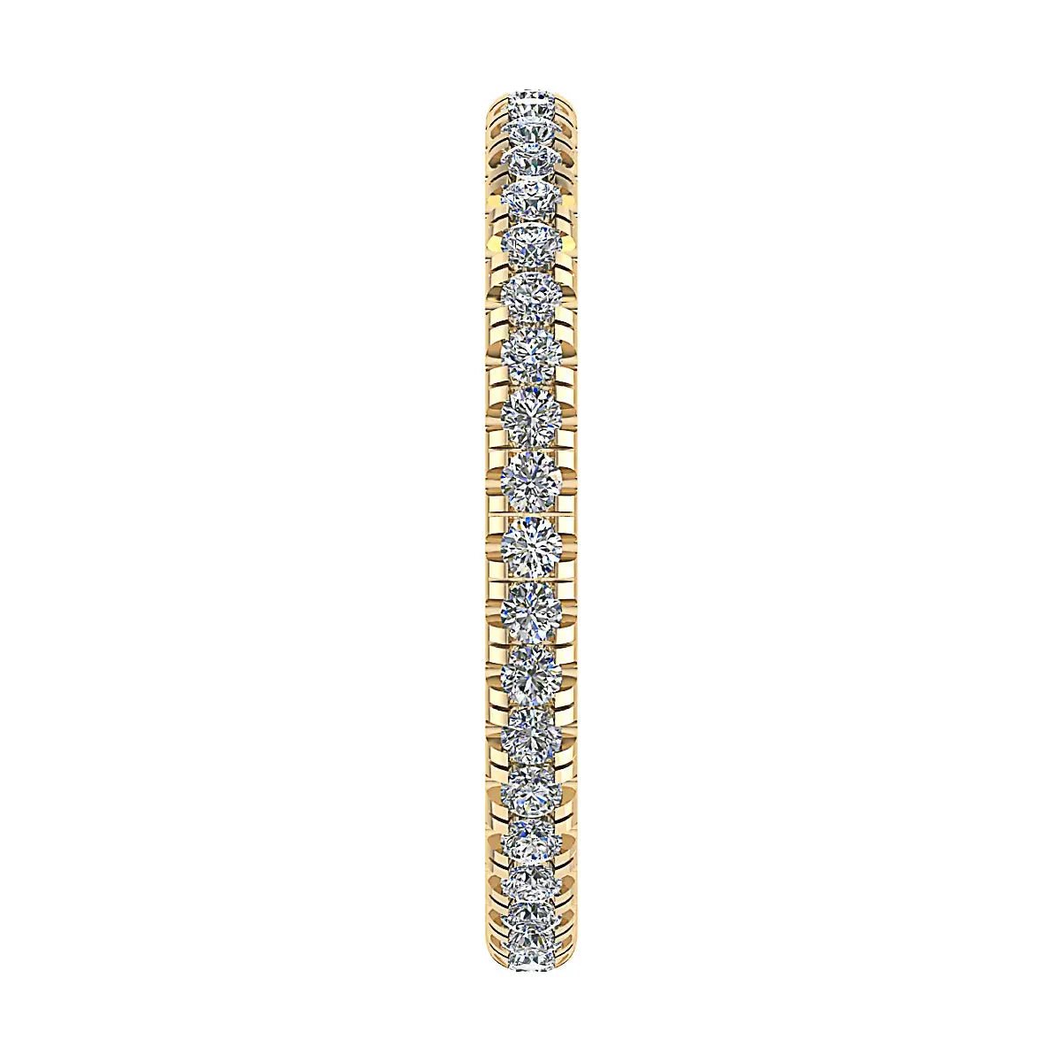 2mm Premium Micro Claw 100% - Lab - grown Diamond | 18k Yellow Gold - Lester & Brown