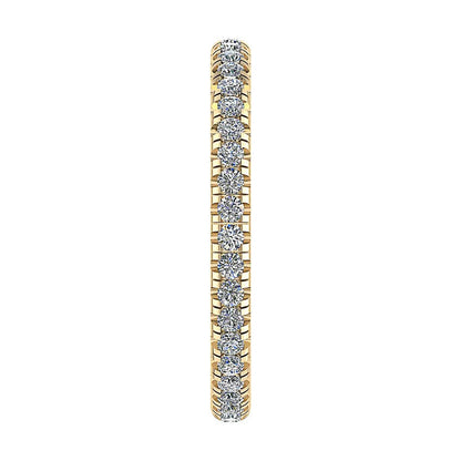 2mm Premium Micro Claw 100% - Lab - grown Diamond | 18k Yellow Gold - Lester & Brown