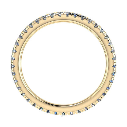 2mm Premium Micro Claw 100% - Lab - grown Diamond | 18k Yellow Gold - Lester & Brown