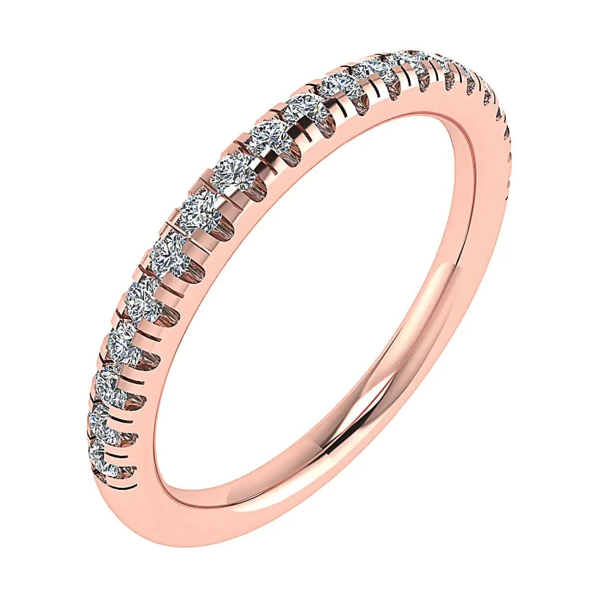 2mm Premium Micro Claw 50% - Lab - grown Diamond | 18k Rose Gold - Lester & Brown