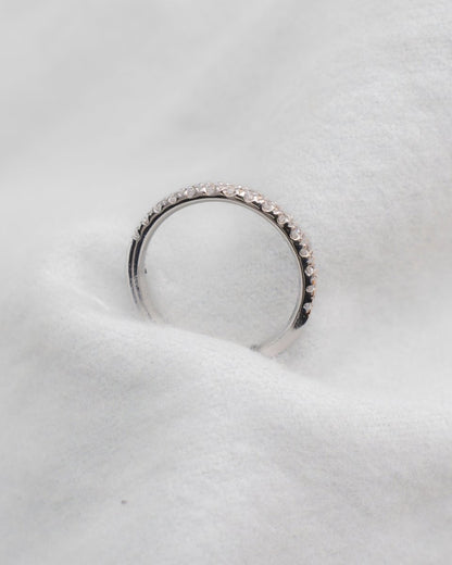 2mm Premium Micro Claw 50% - Lab - grown Diamond | 18k White Gold - Lester & Brown