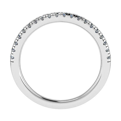 2mm Premium Micro Claw 50% - Lab - grown Diamond | 18k White Gold - Lester & Brown