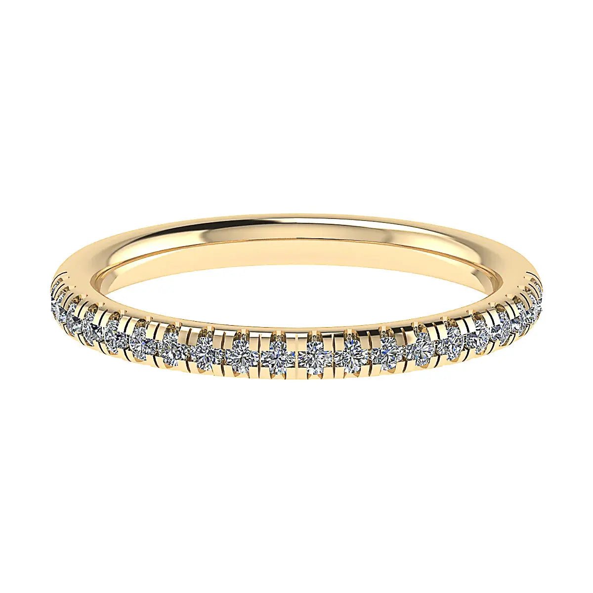2mm Premium Micro Claw 50% - Lab - grown Diamond | 18k Yellow Gold - Lester & Brown
