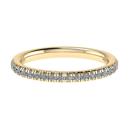 2mm Premium Micro Claw 50% - Lab - grown Diamond | 18k Yellow Gold - Lester & Brown