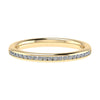 2mm Premium Round Channel Set 50% - Lab - grown Diamond | 18K Yellow Gold - Lester & Brown