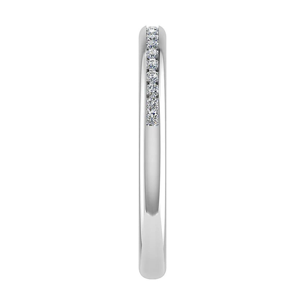 2mm Premium Round Channel Set 50% - Lab - grown Diamond | Platinum - Lester & Brown