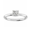 luxury cushion platinum hidden halo solitaire lab grown diamond engagement ring