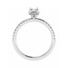 side image luxury oval platinum diamond set shoulders hidden halo lab grown diamond engagement ring