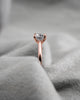 Round Rose Gold Lab Grown Diamond Solitaire