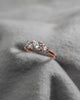 Round Rose Gold Lab Grown Diamond Trilogy