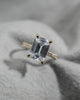 Emerald 18K Yellow Gold Lab Grown Diamond Set Shoulders (Hidden Halo) My Store